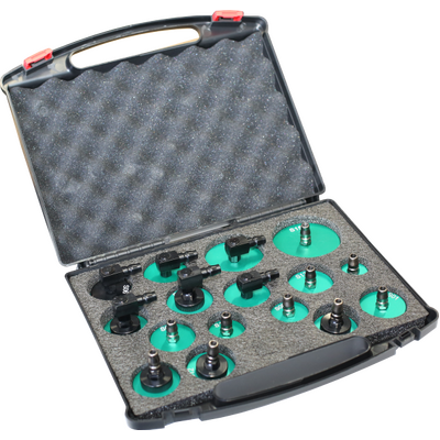 16 Piece Alloy Brake Bleed Adapter Set