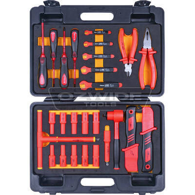 27pcs 3/8" Dr 1000v Insulated tool